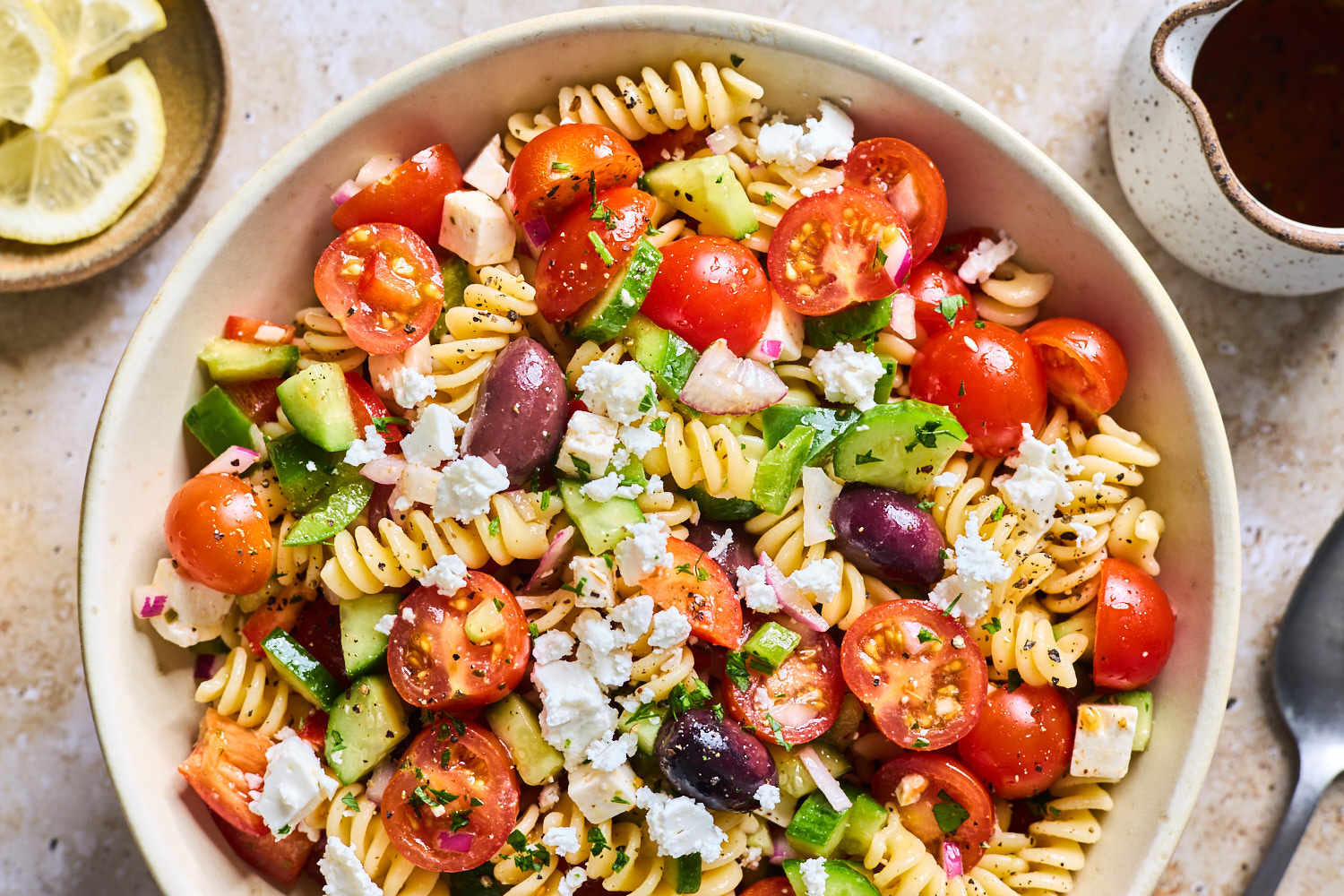 Easy Greek Pasta Salad