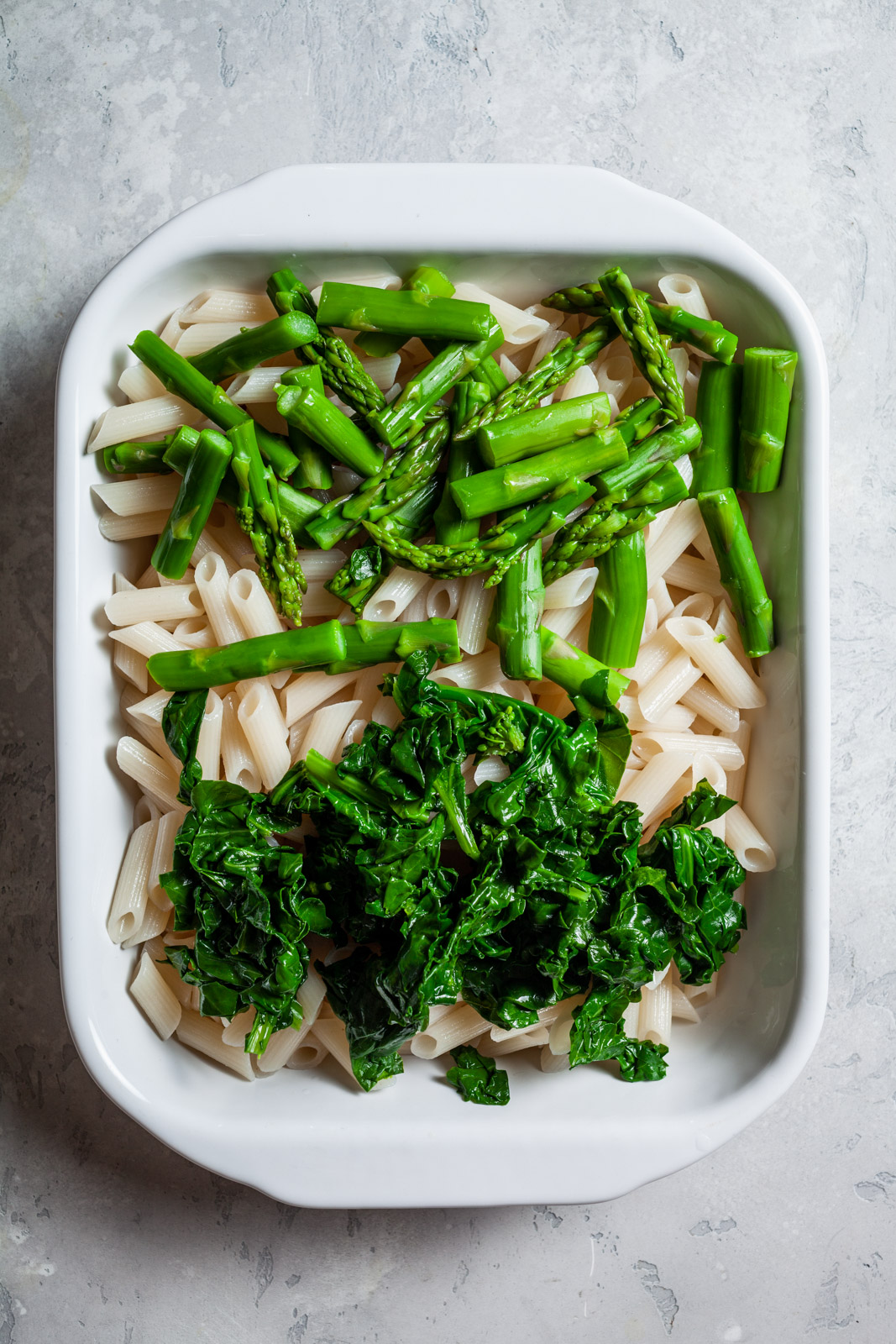 Vegan Spring Pasta Bake