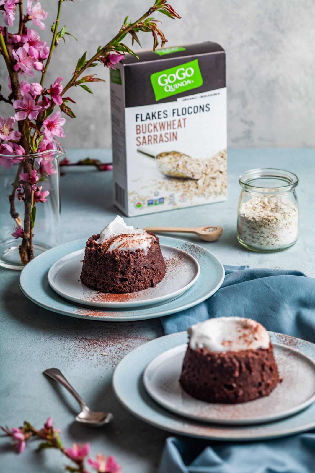 Vegan Buckwheat Chocolate Mugcake