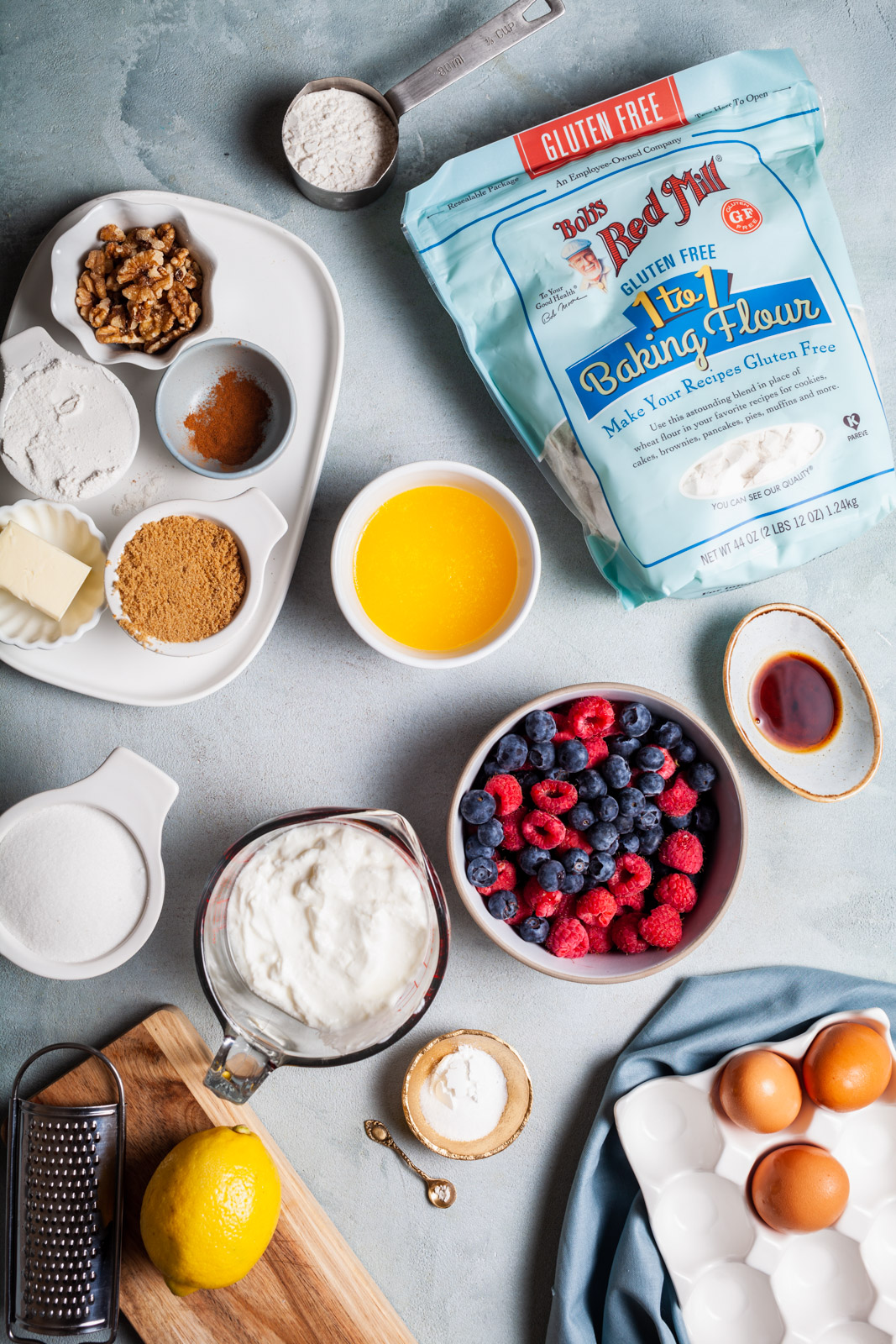 Greek Yoghurt Berry Breakfast Cake