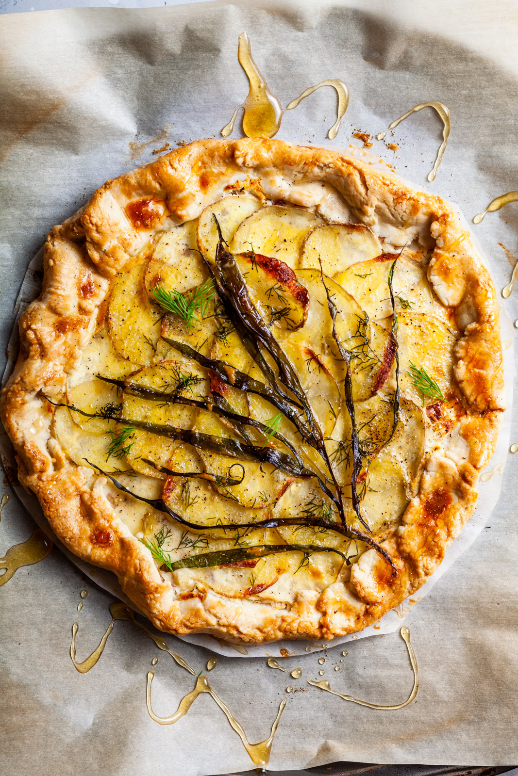 Rustic Ramp And Potato Tart