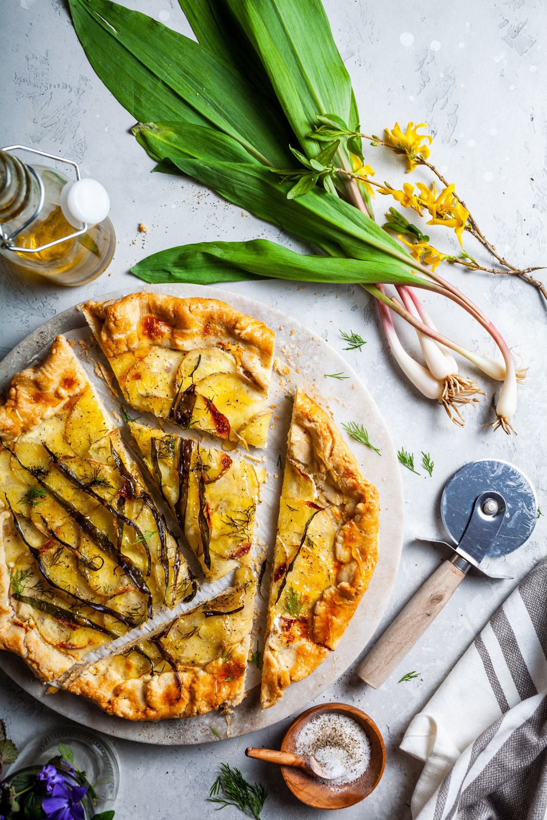 Rustic Ramp And Potato Tart