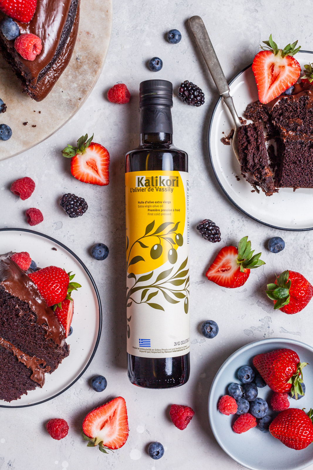 Vegan Chocolate Olive Oil Cake With Olive Oil Frosting