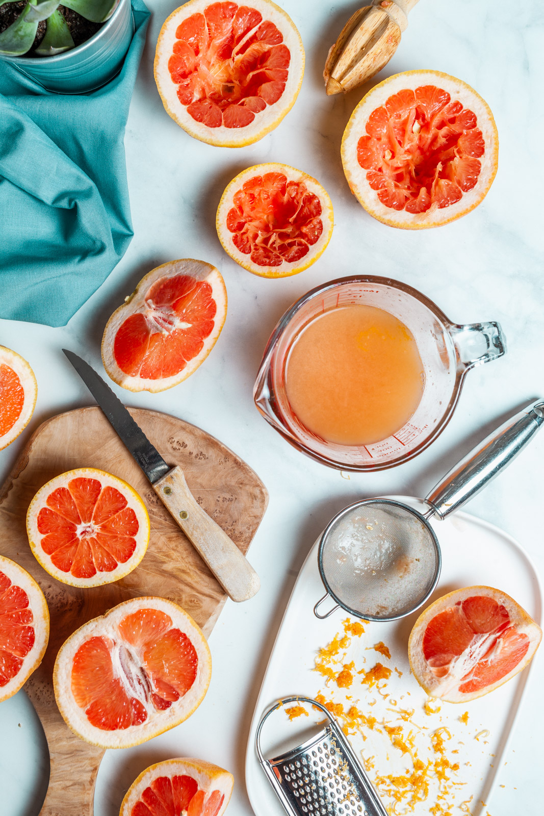 Pink Grapefruit Cupcakes