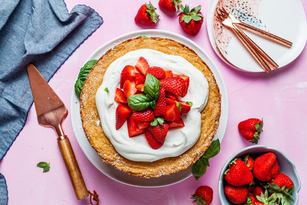Classic Strawberry Shortcake Layered Cake