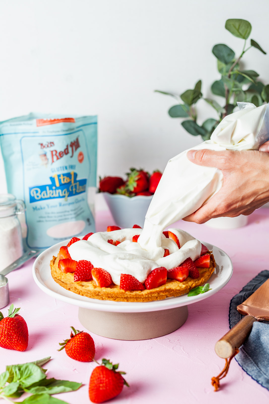 Classic Strawberry Shortcake Layered Cake