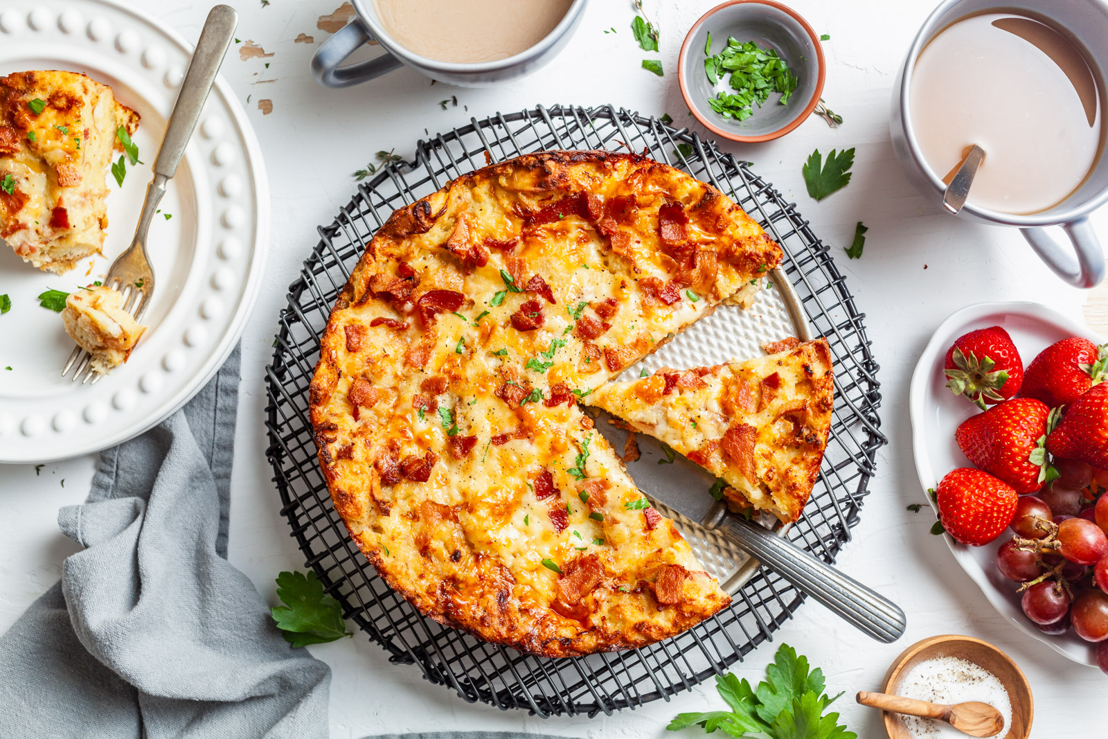 Savoury Baked French Toast