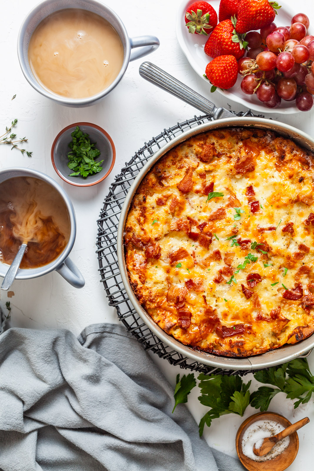 Savoury Baked French Toast