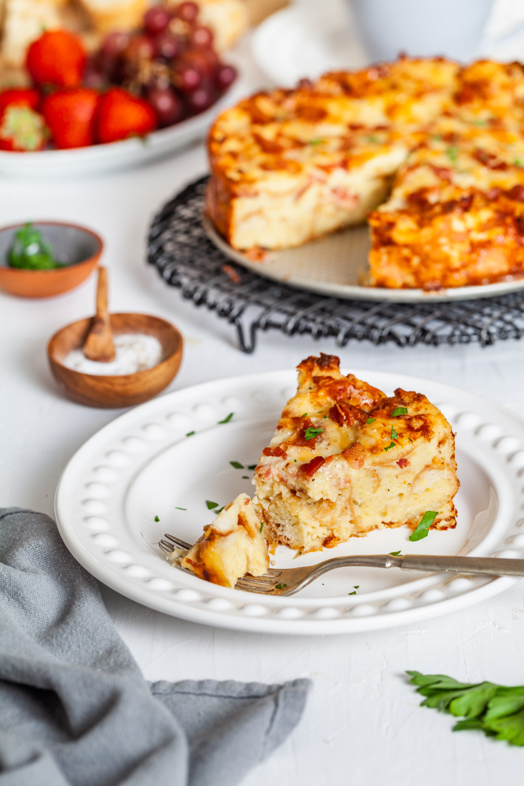 Savoury Baked French Toast