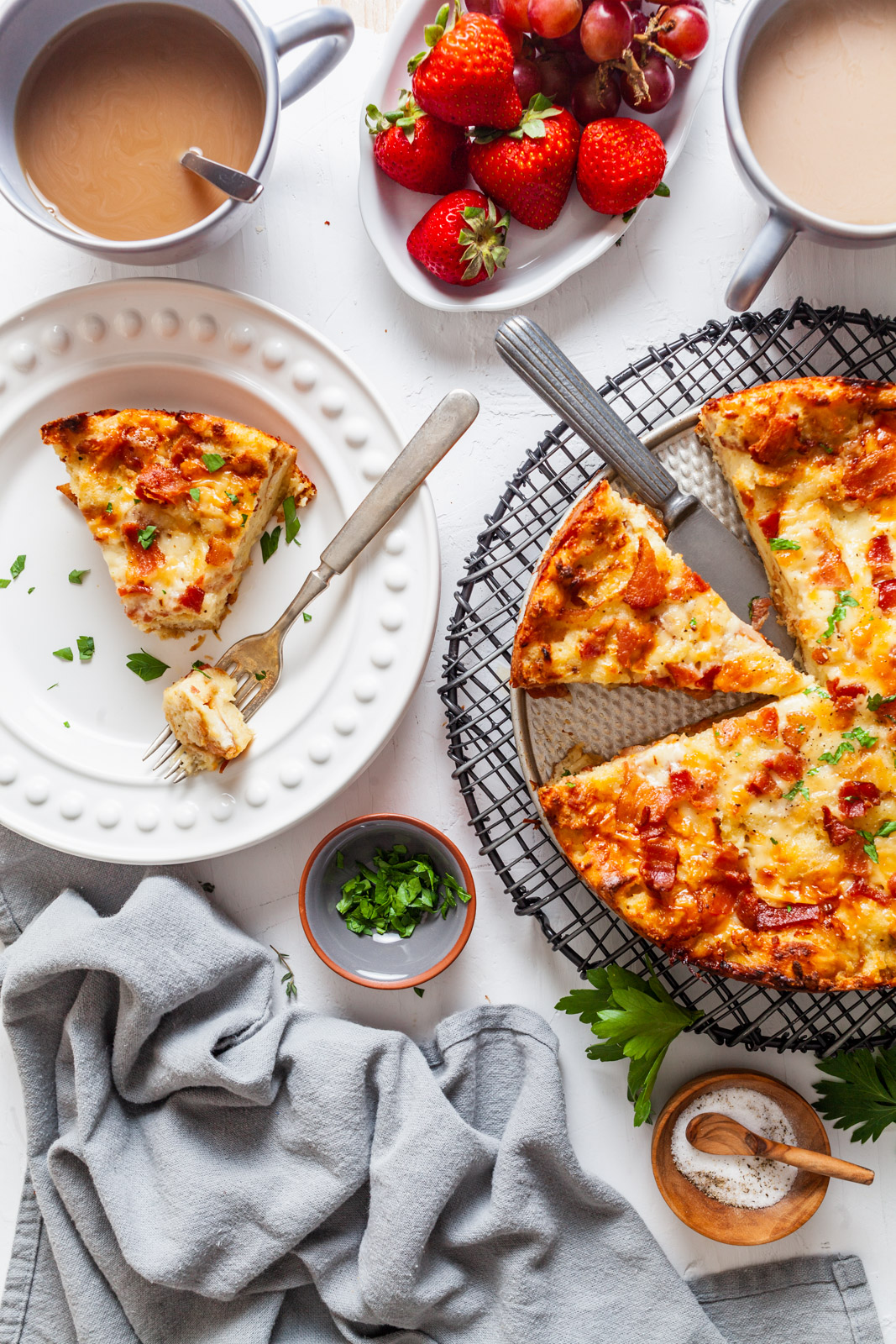 Savoury Baked French Toast