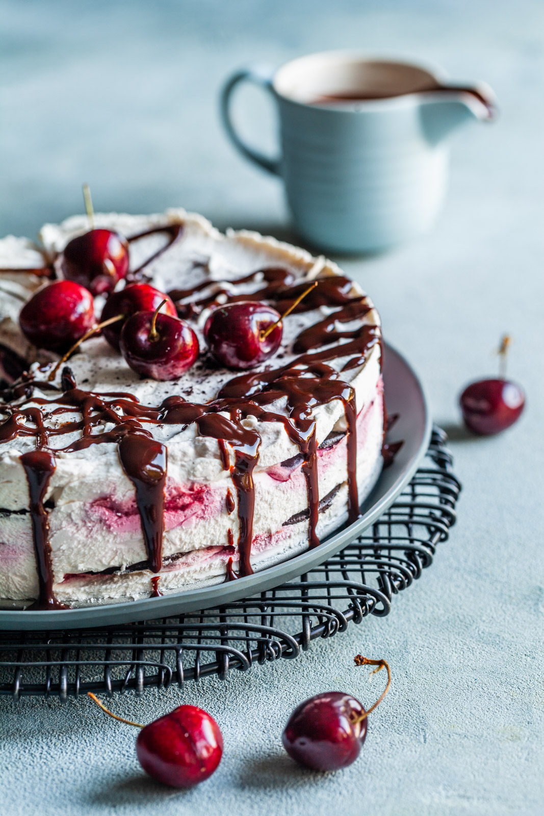 No Bake Black Forest Icebox Cake