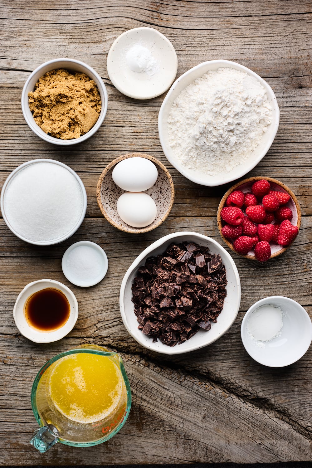 Chocolate Chip Raspberry Skillet Cookie