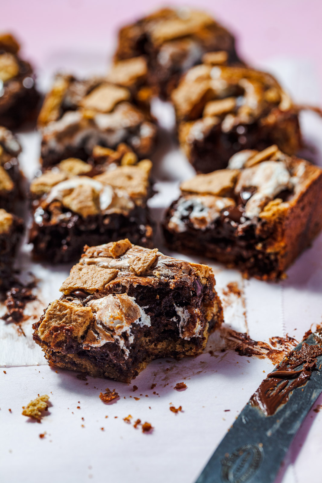 Nutella S’mores Bars