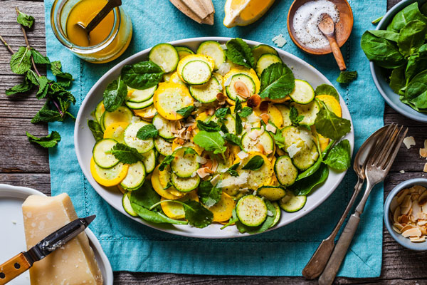 Shaved Zucchini Salad With a Lemony Vinaigrette