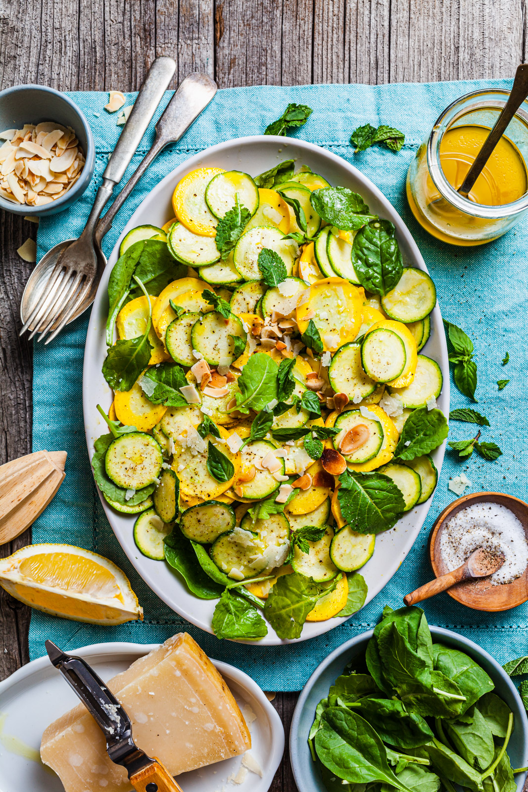 Shaved Zucchini Salad With a Lemony Vinaigrette