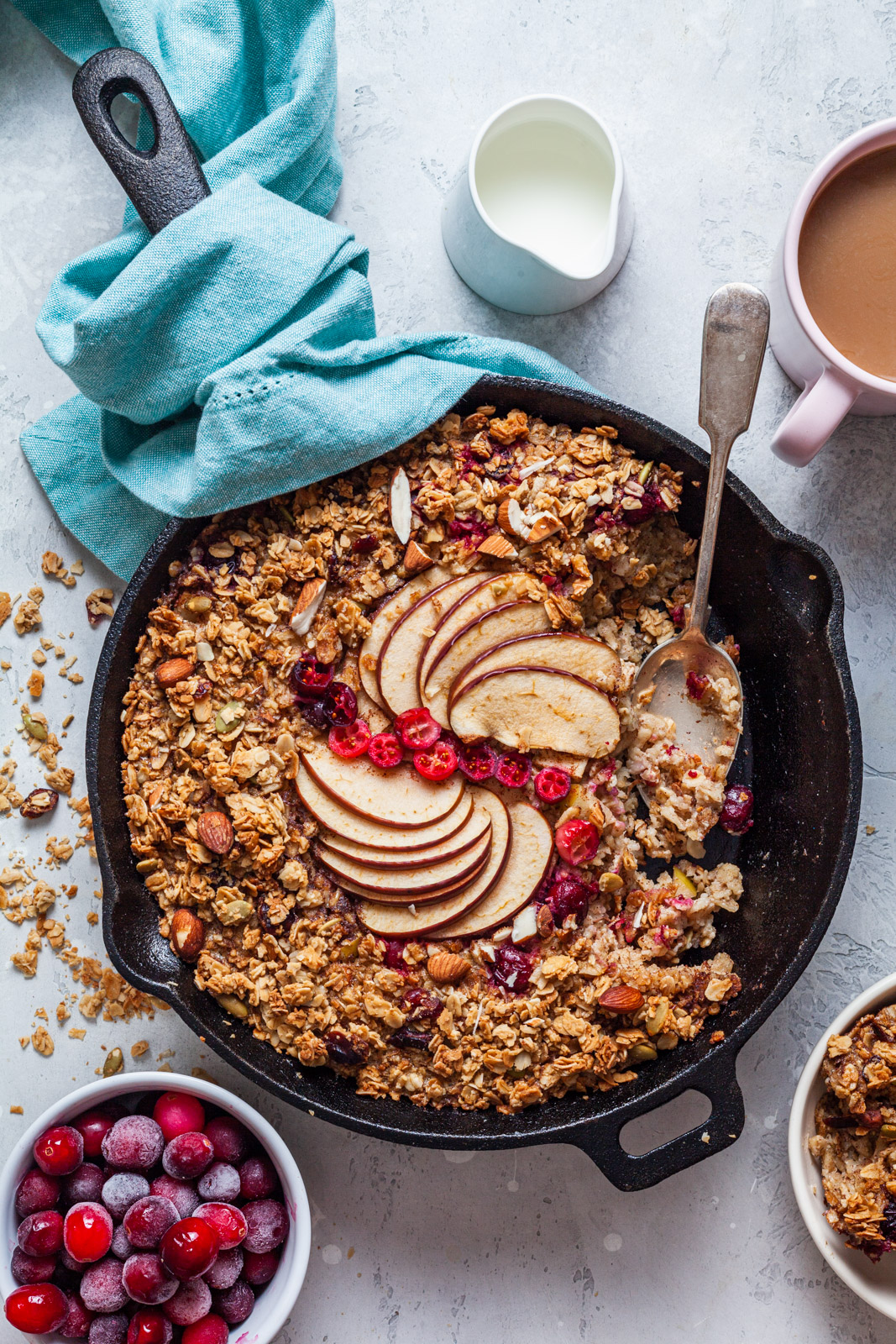 Apple Cranberry Baked Oatmeal