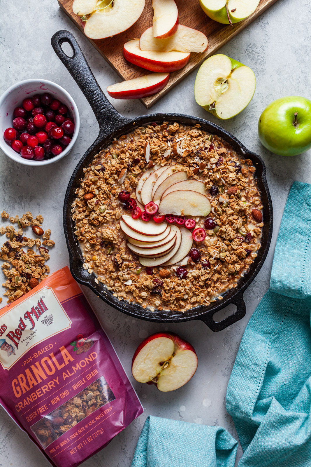 Apple Cranberry Baked Oatmeal