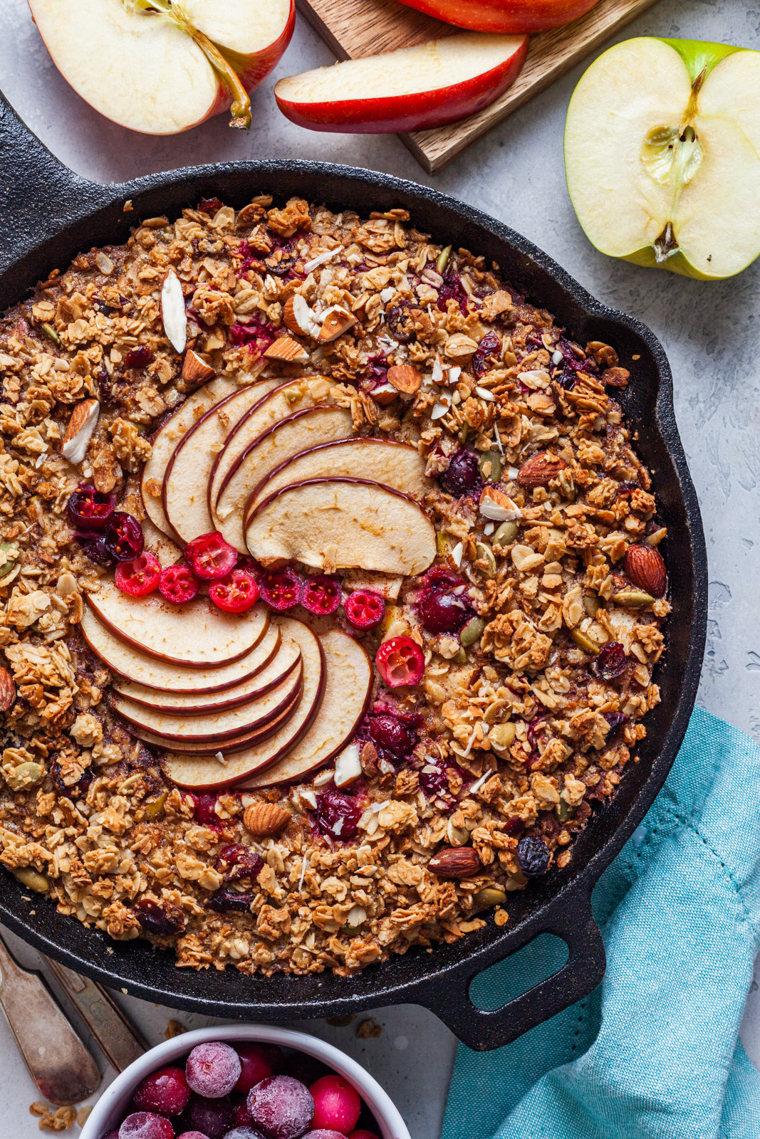 Apple Cranberry Baked Oatmeal