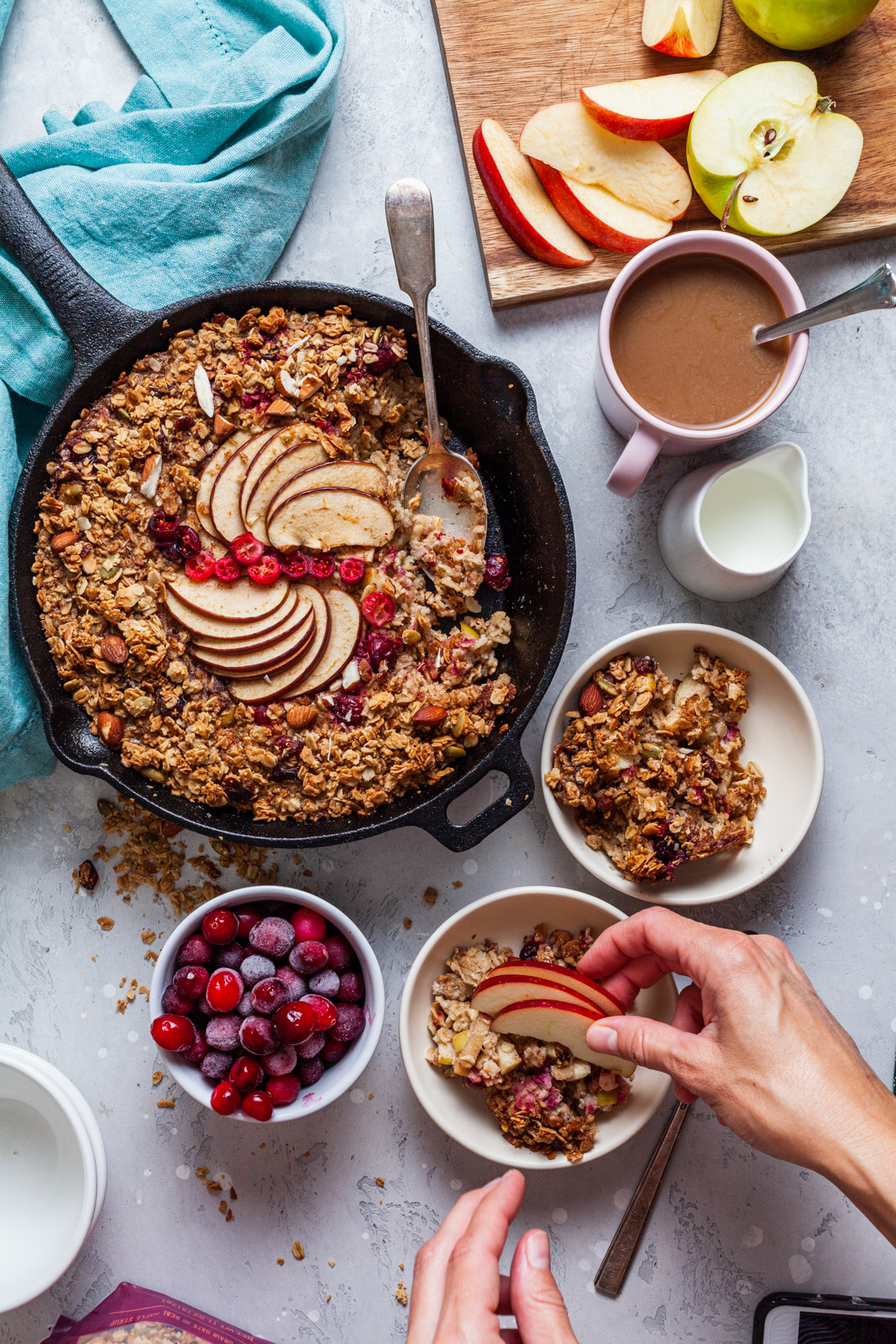 Apple Cranberry Baked Oatmeal