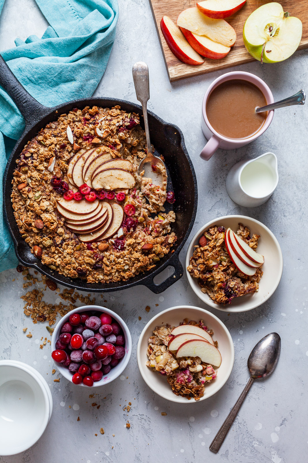 Apple Cranberry Baked Oatmeal