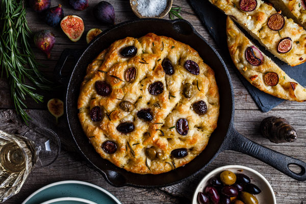 No Knead Focaccia Bread