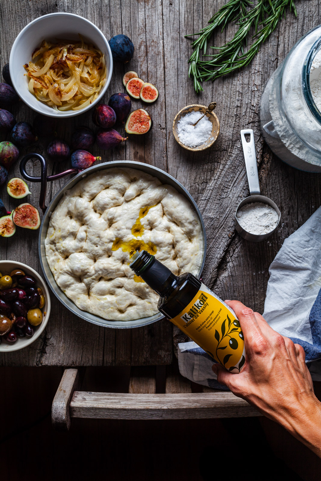 No Knead Focaccia Bread