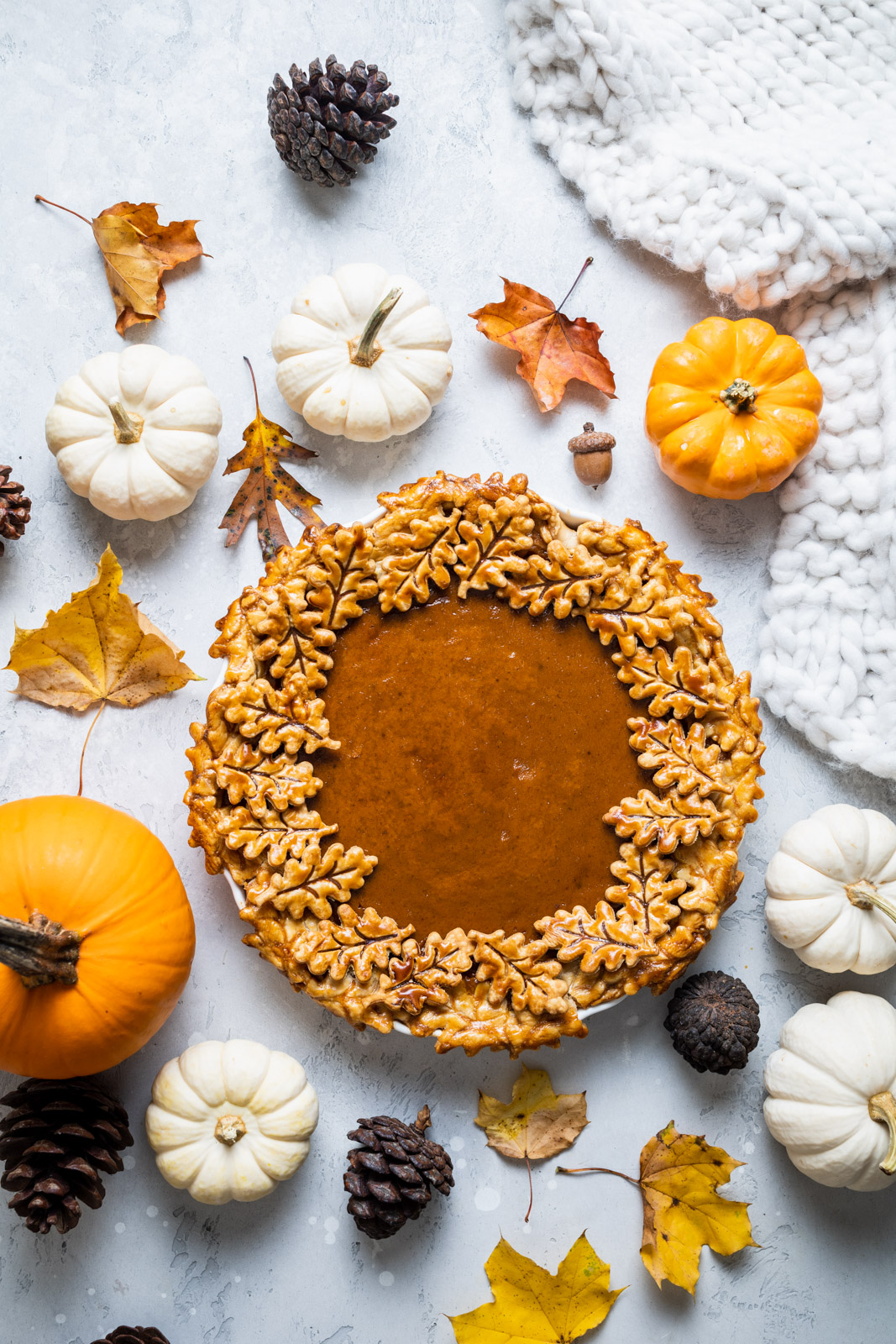 Brown Butter Maple Pumpkin Pie