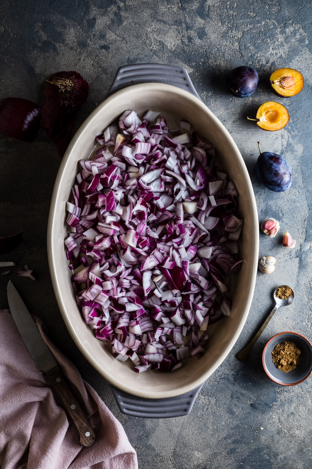 Slow Roasted Lamb With Plum Sriracha