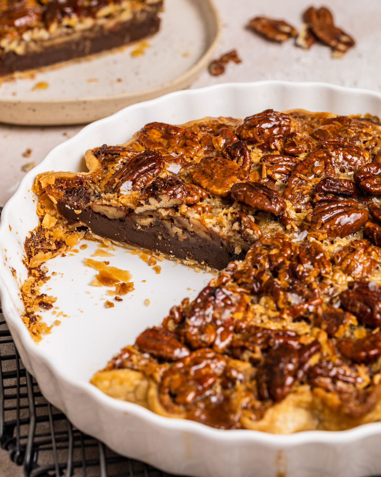 German Chocolate Pecan Pie