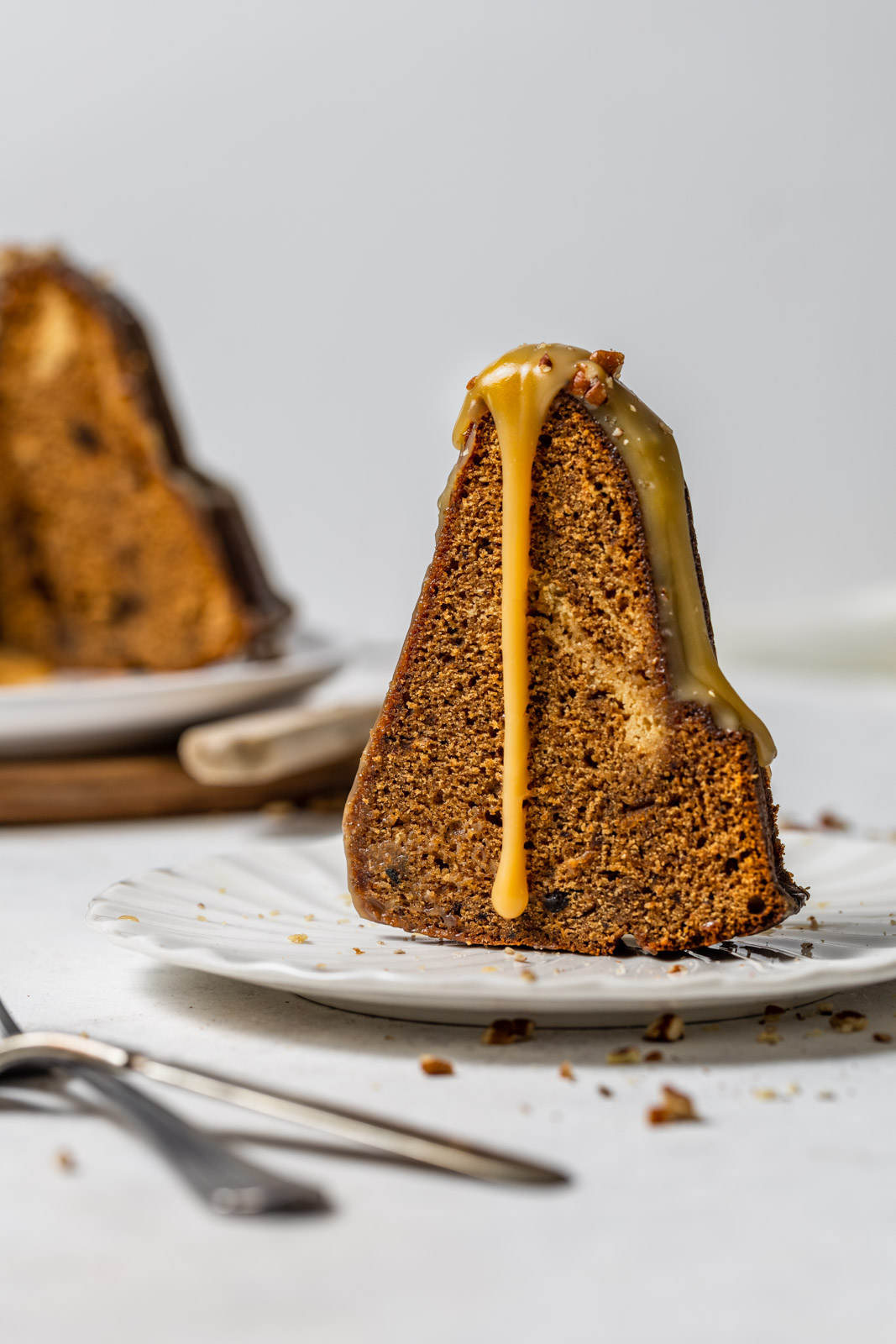 Sticky Toffee Chai Pudding Cake