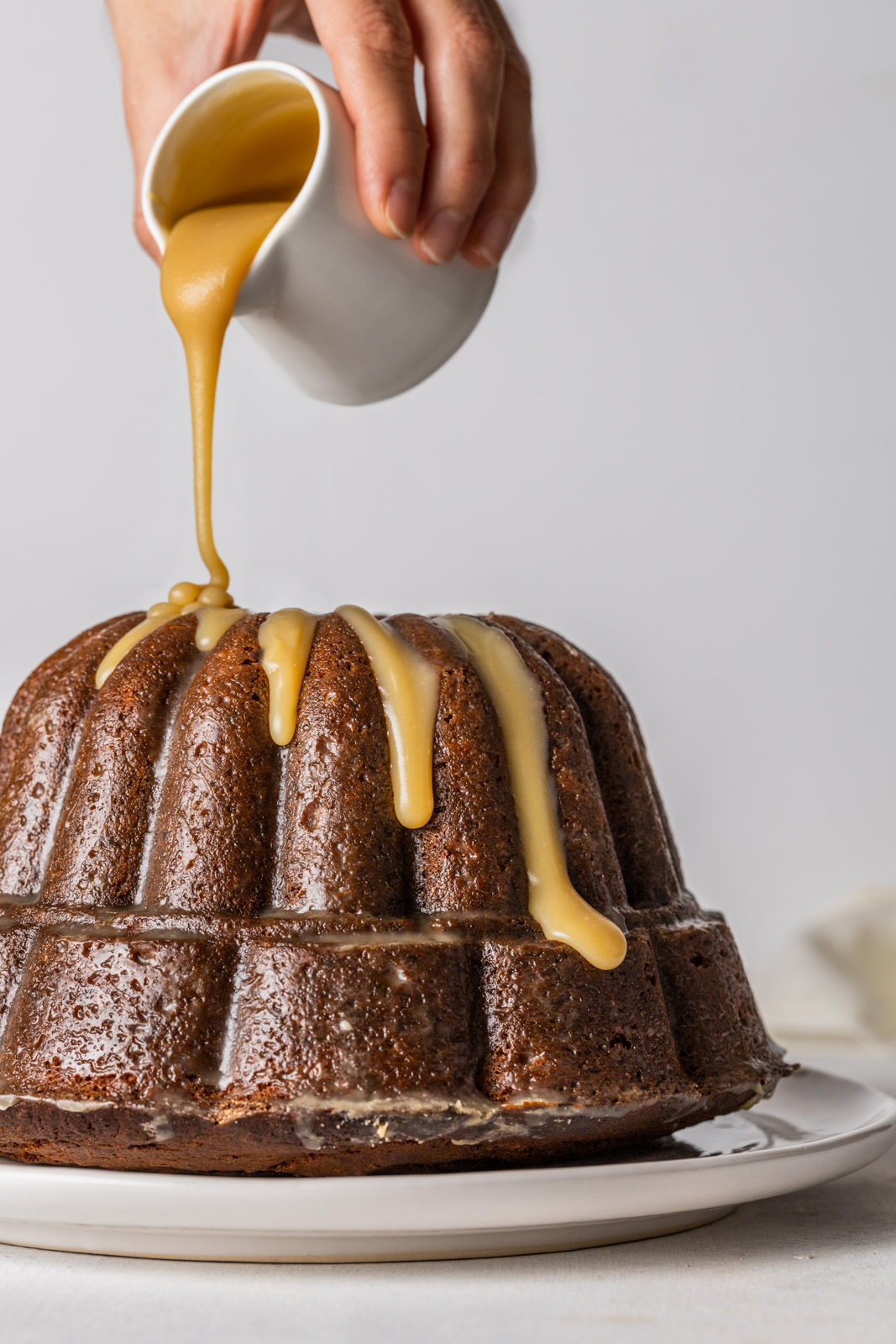 Sticky Toffee Chai Pudding Cake