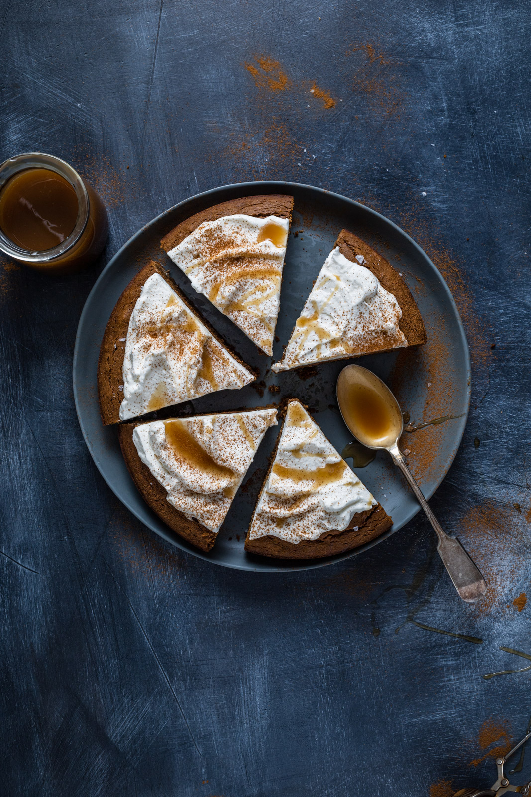 Gingerbread Cake With Caramel Sauce