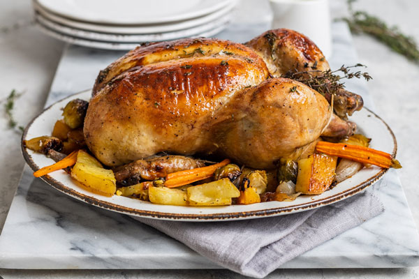 Maple Butter Roasted Chicken