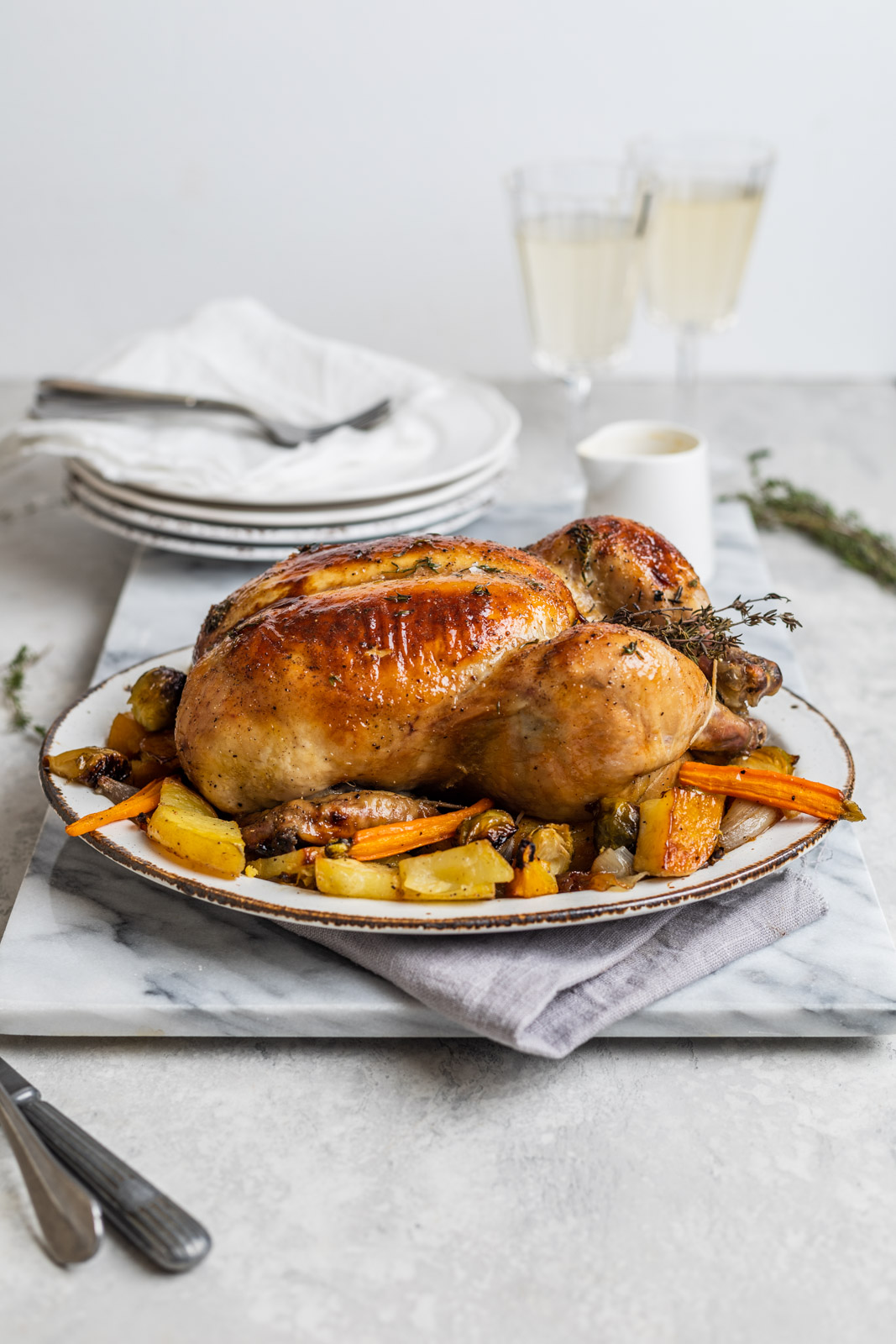 Maple Butter Roasted Chicken