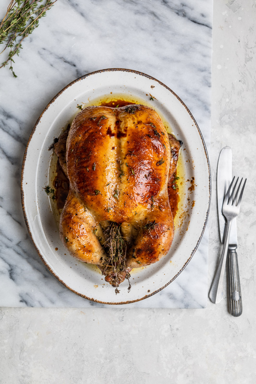 Maple Butter Roasted Chicken
