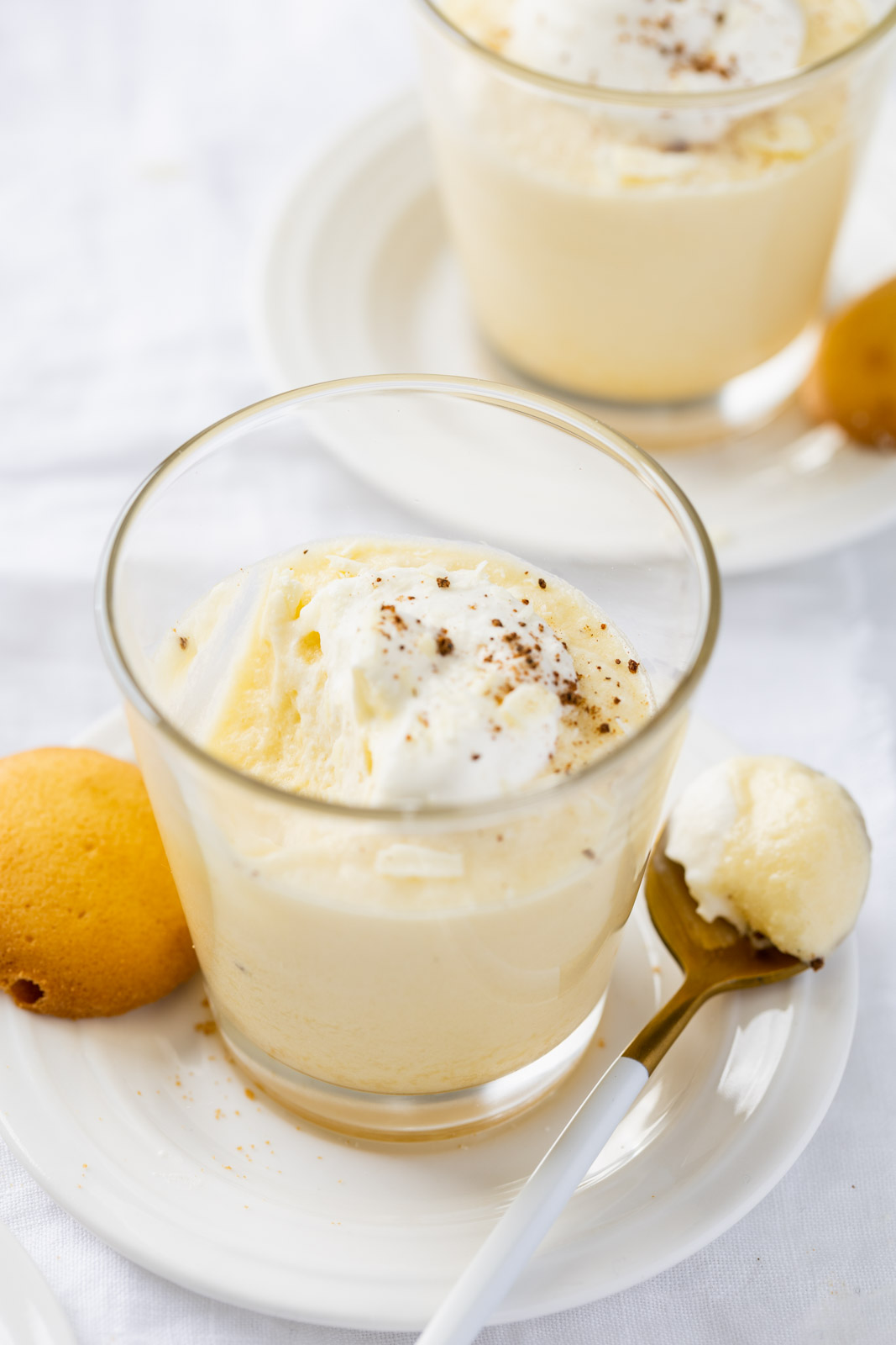 White Chocolate Eggnog Mousse