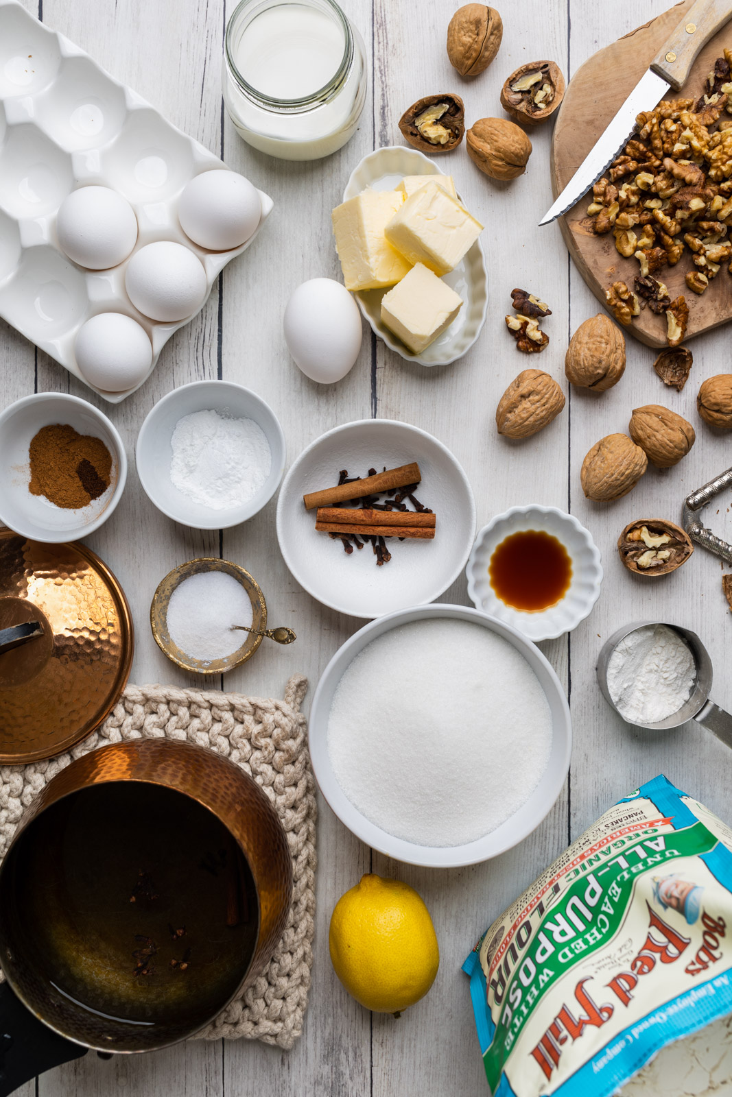 Karithopita Greek Walnut Cake