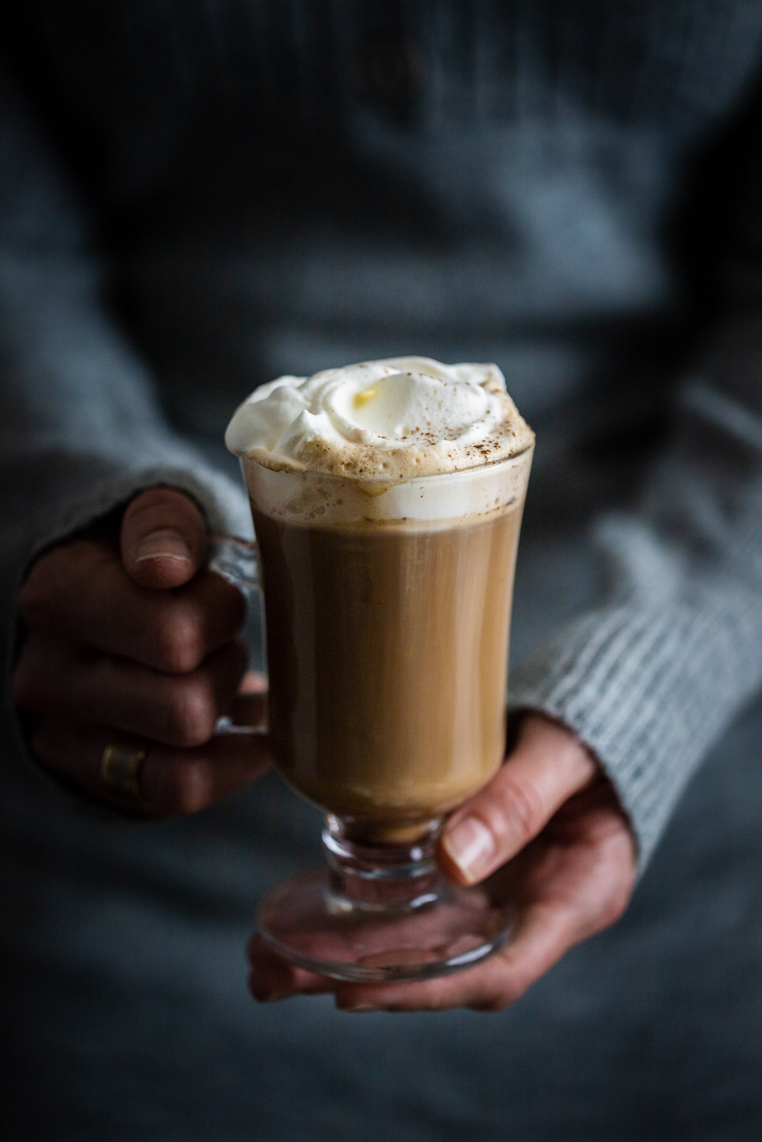 Hot Buttered Rum Latte