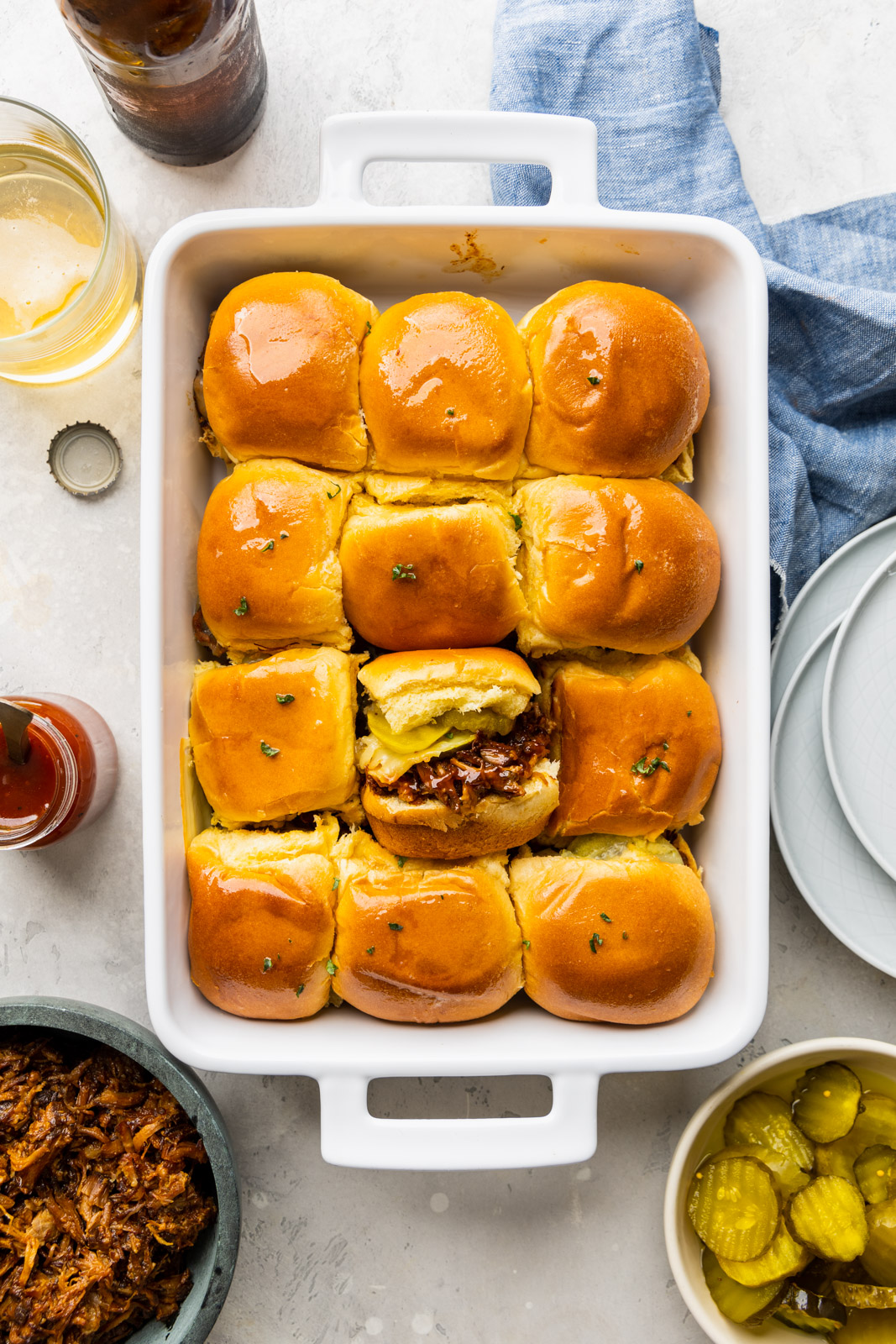 Easy Instant Pot Pulled Pork Sliders