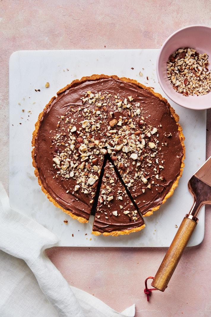 No Bake Nutella Tart