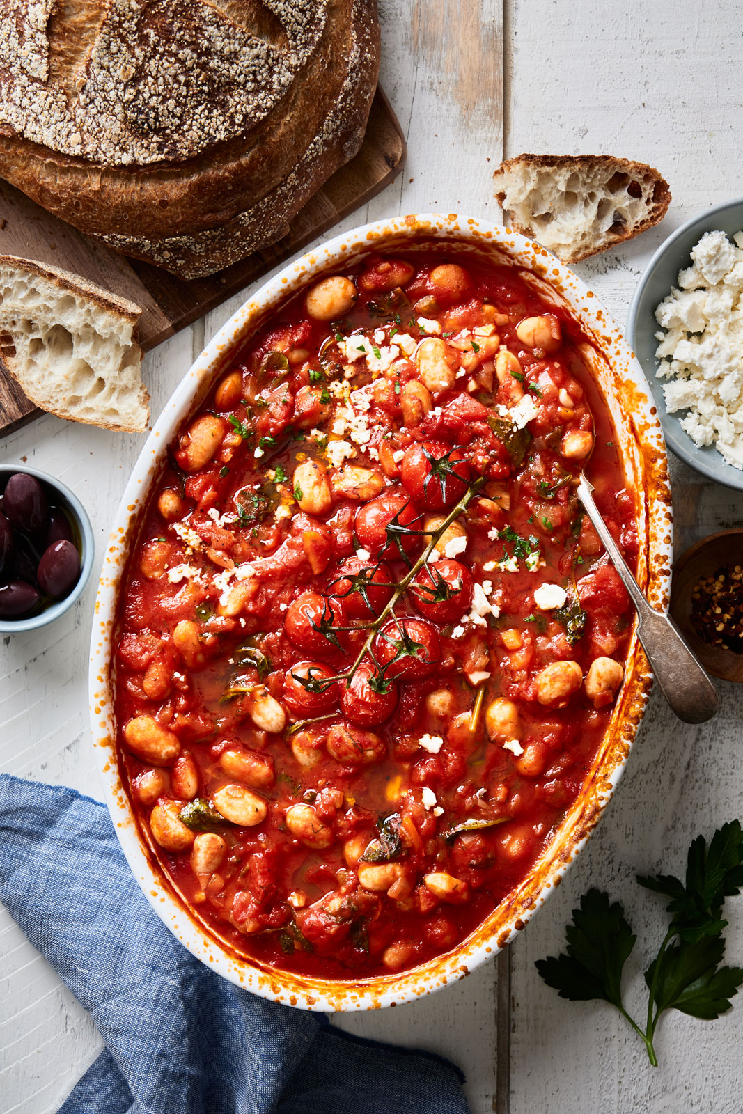 Gigantes Plaki - Greek-style baked white beans