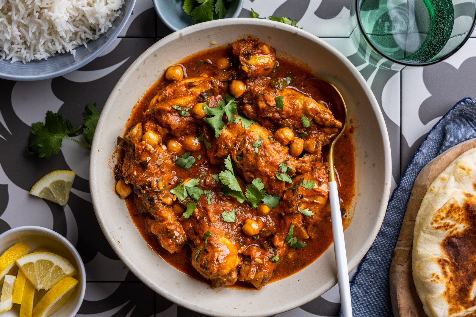 Quick and Easy Chicken and Chickpea Masala