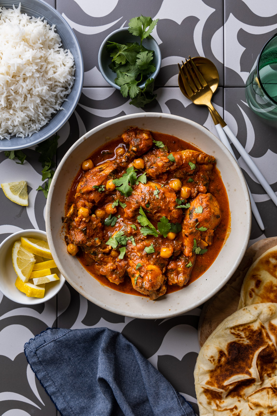 Quick and Easy Chicken and Chickpea Masala