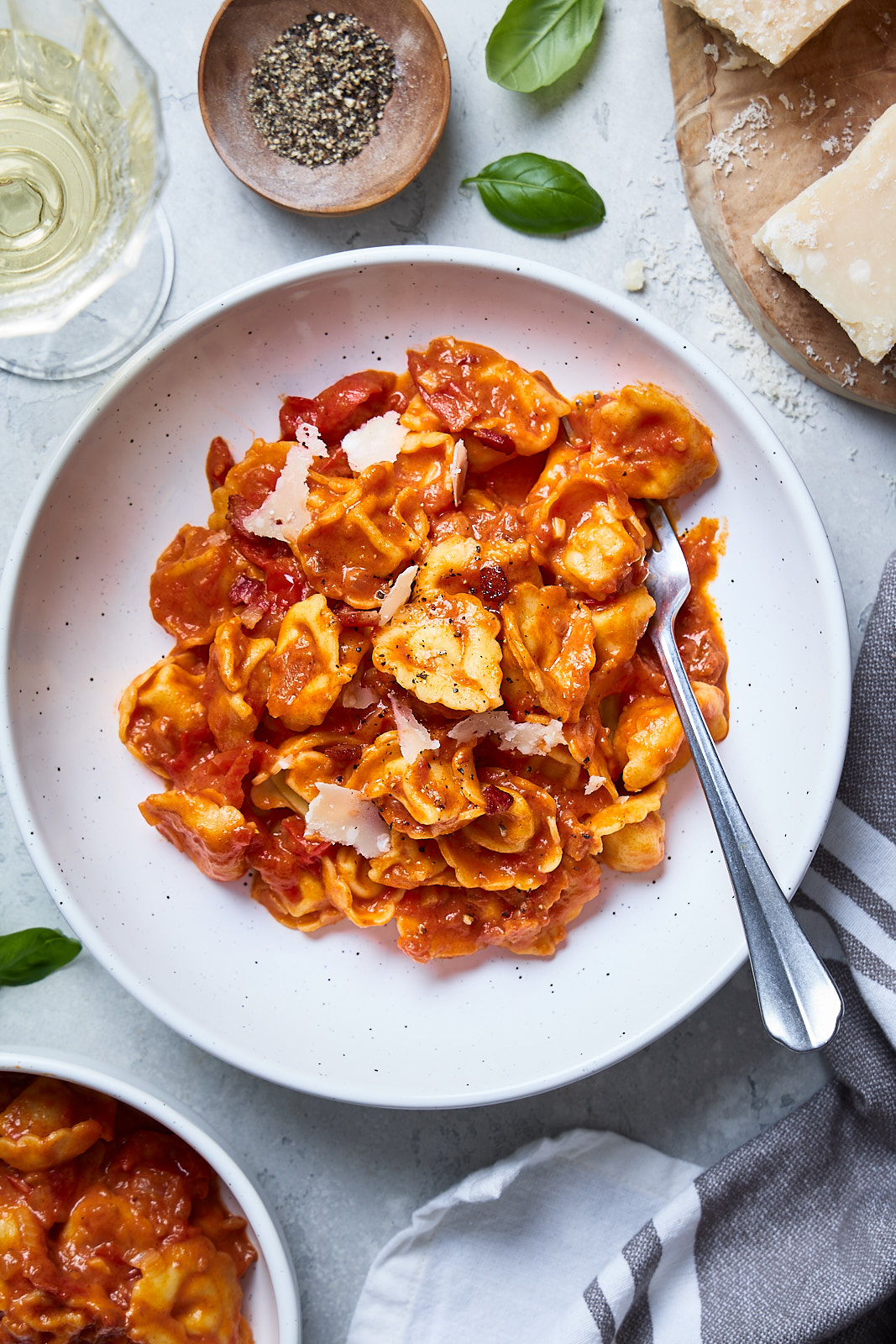 Easy Tortellini Amatriciana