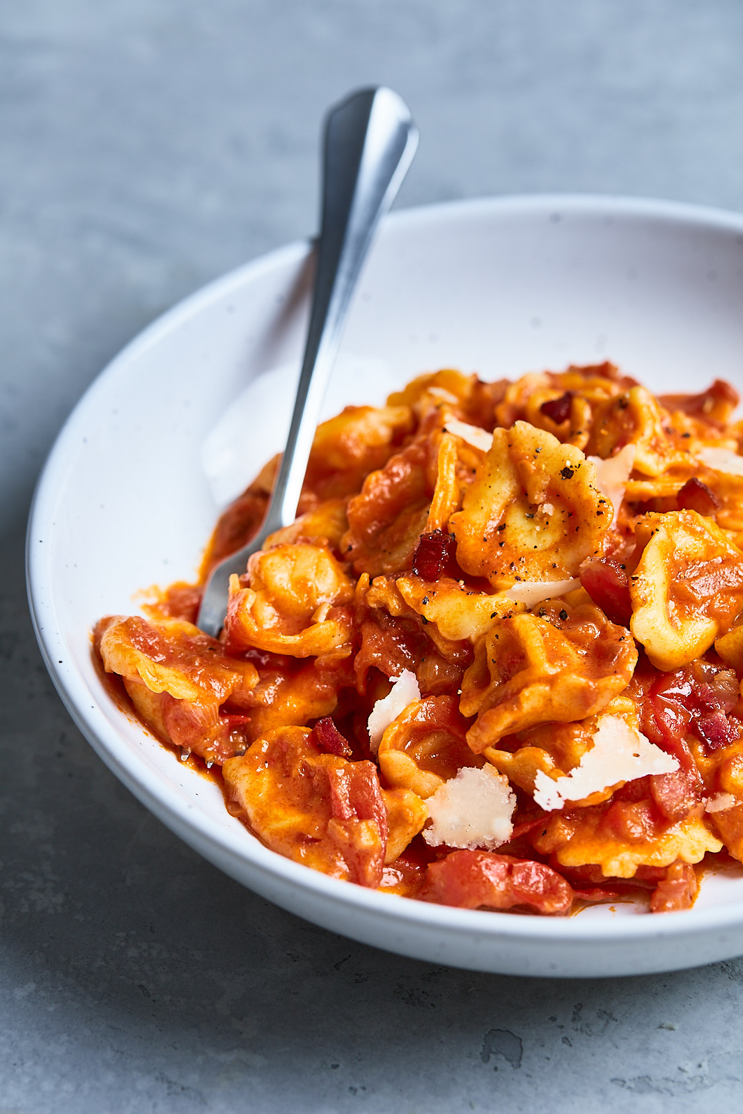 Easy Tortellini Amatriciana