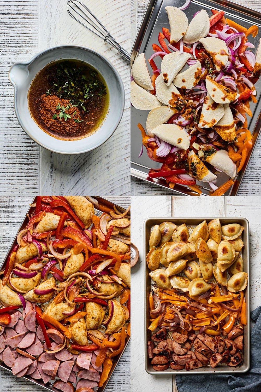 Easy Pierogi Sausage and Veggie Sheet Pan Dinner