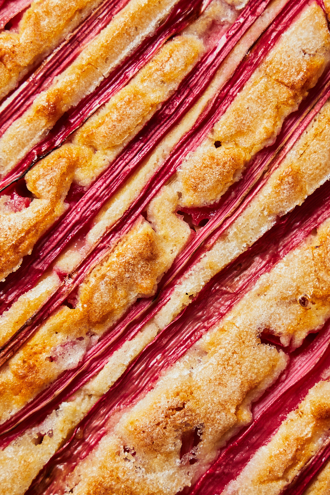 Almond Rhubarb Cake