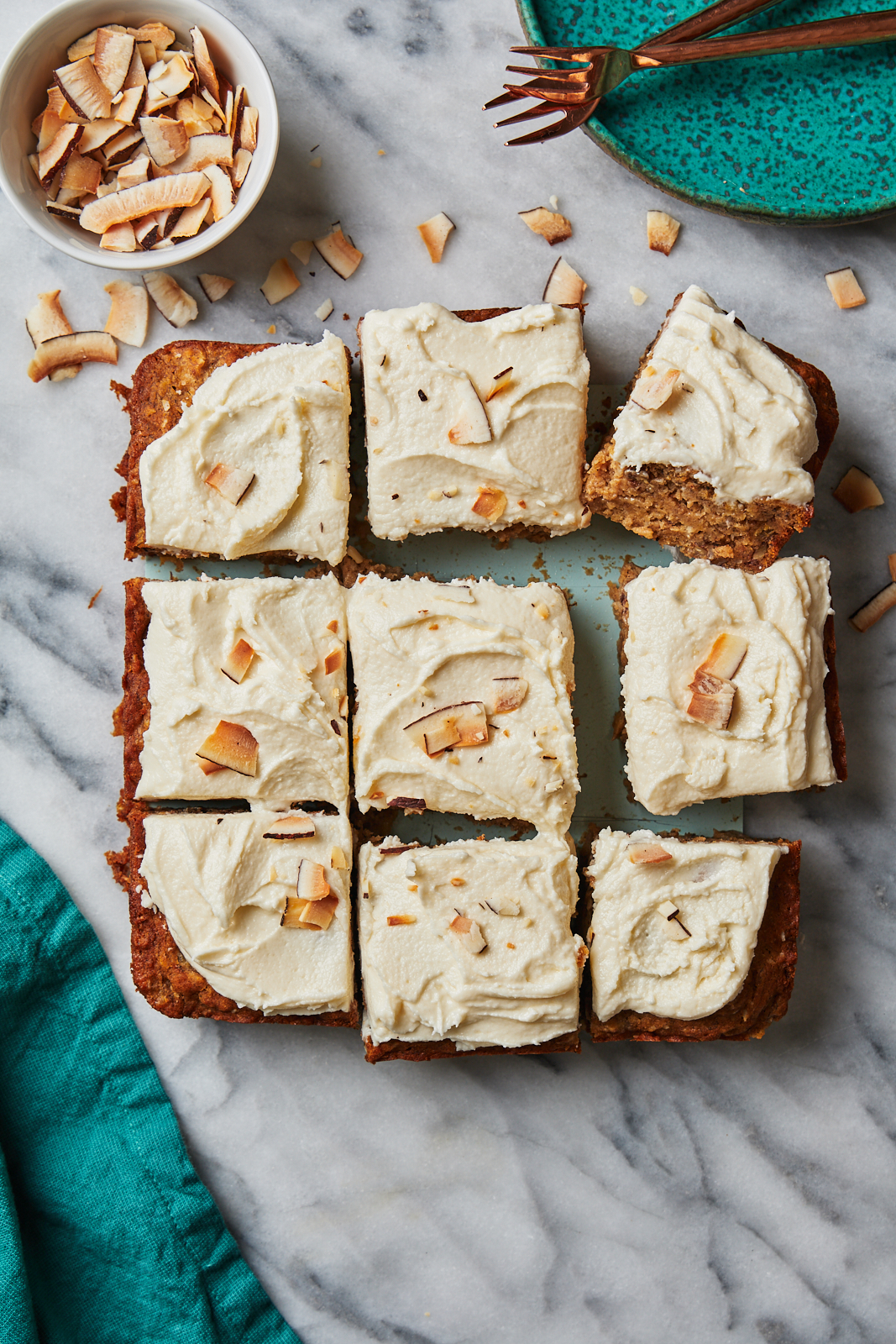 Vegan Hummingbird Cake top view