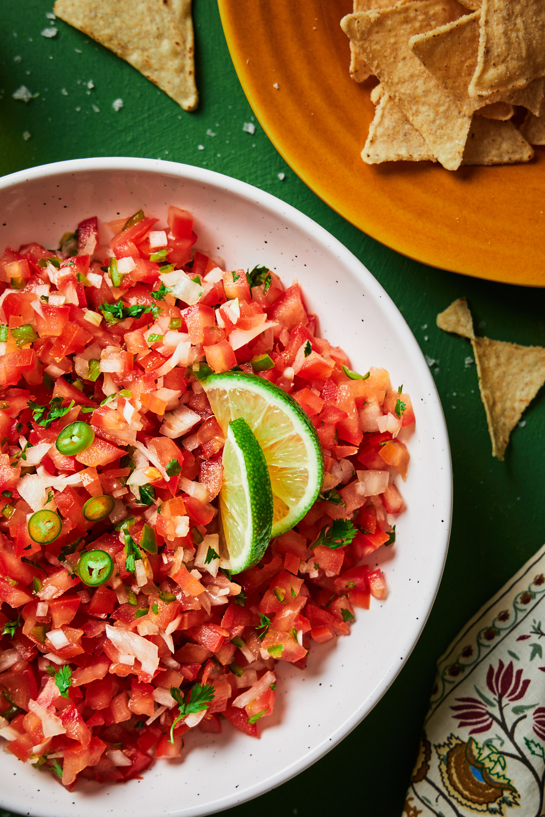 Pico De Gallo and tortillas