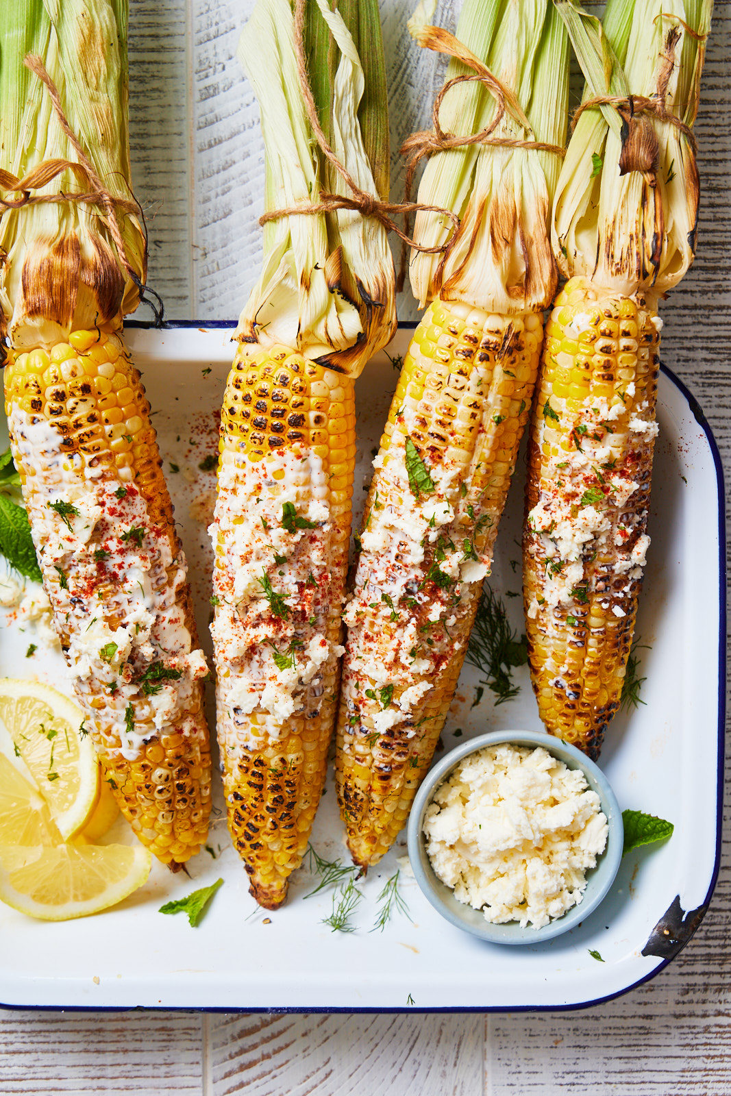 Mexican Street Corn (Elote) Done Greek Style